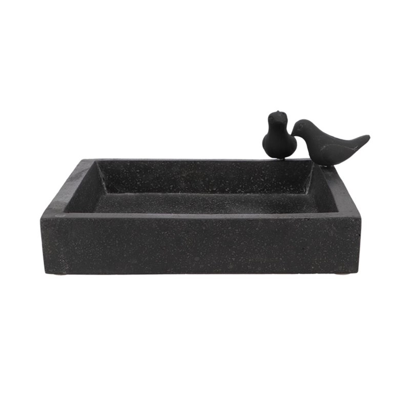 Bain pour oiseaux carré