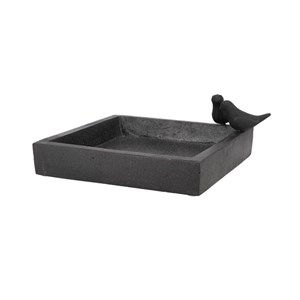 Bain pour oiseaux carré