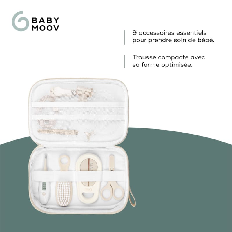 Trousse de soin 9 accessoires sable (Babymoov) - Image 2