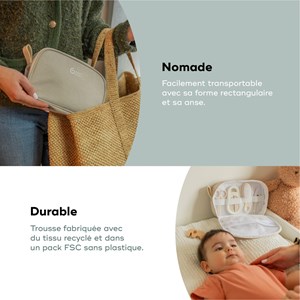 Trousse de soin 9 accessoires, sable