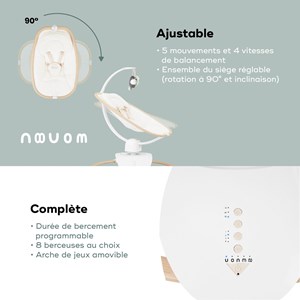 Balancelle bébé design swoon hoop, sand