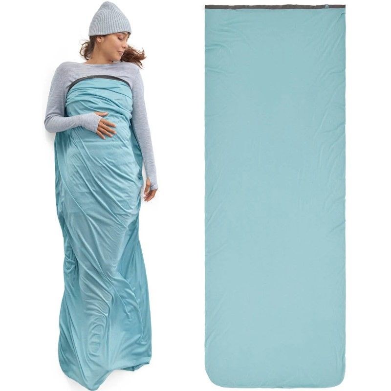 Drap de couchage sea to summit comfort blend liner rectangular