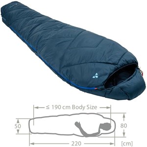 Sac de couchage vaude sioux 800 ii syn