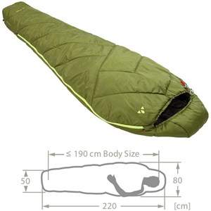 Sac de couchage vaude sioux 400 ii syn