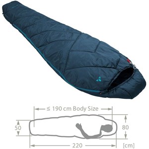 Sac de couchage vaude sioux 100 ii syn