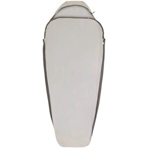 Drap de couchage en soie sea to summit silk blend liner mummy compact