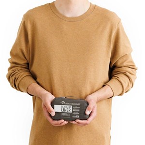 Drap de couchage sea to summit silk ble