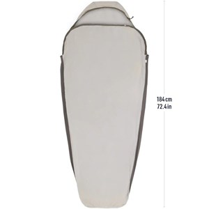 Drap de couchage sea to summit silk ble