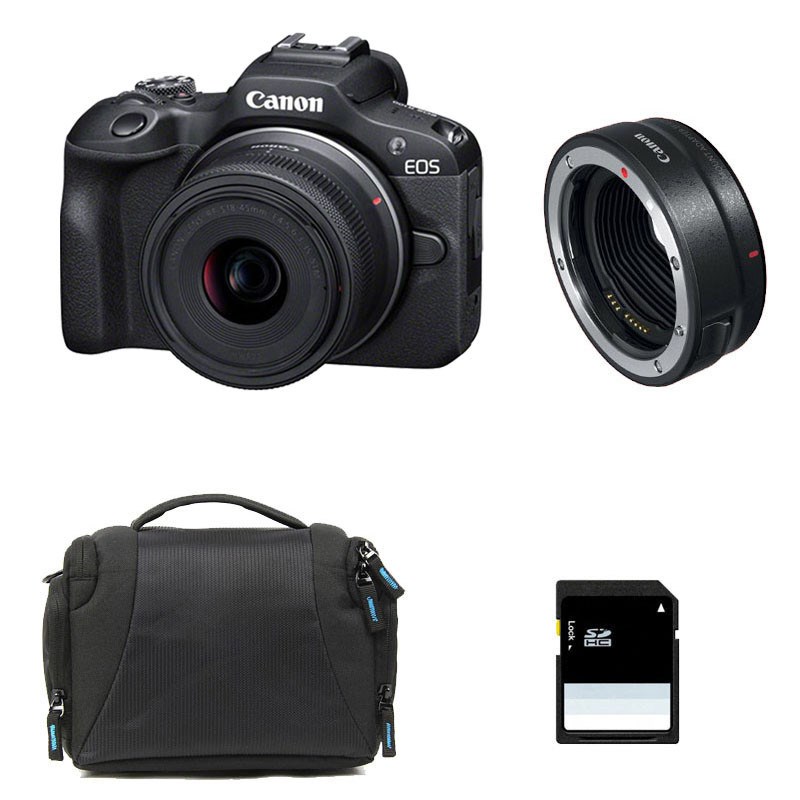 Canon - Canon eos r100 + rf-s 18-45mm f4.5-6.3