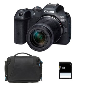 Canon eos r7 + rf-s 18-150mm f3.5-6.3 is stm + sac + carte sd 8 go