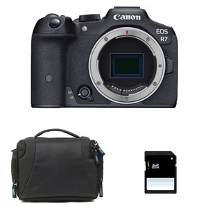 Canon eos r7 nu + sac + carte sd 8 go