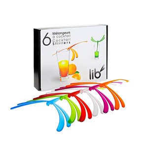 Coffret 6 mélangeurs à cocktail