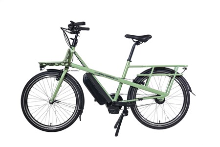 Vélo cargo compact électrique