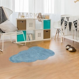 Tapis enfant 90x160 bleu