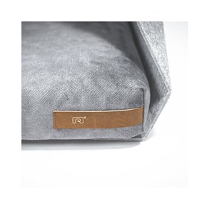 Muovi, tapis pour chien gris clair xxl