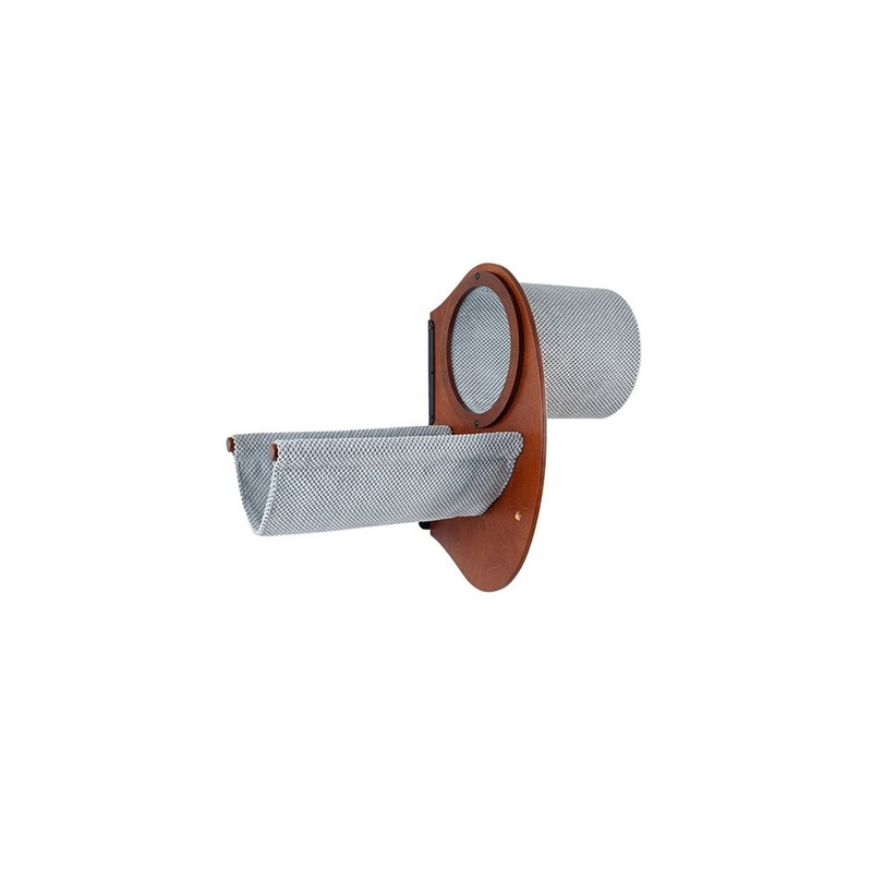 Cosyandozy - Namu, hamac arbre chat gris, bois noyer