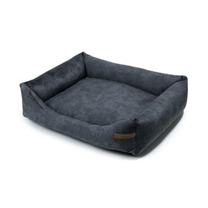 Ecow, panier chien chat velours gris s