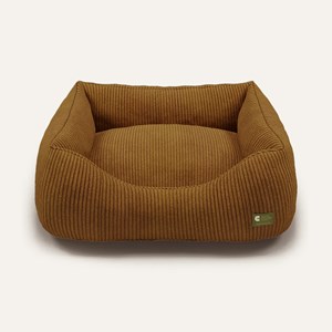 Cama, panier en velours côtelé bronze l