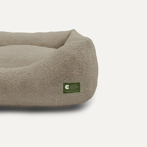 Cesta, panier chien chat tissu beige s