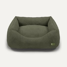 Cama, panier chien velours côtelé vert m