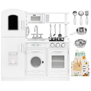 Cuisine enfant en bois 81x29x84cm, blanc