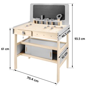 Etabli atelier de bricolage enfant bois