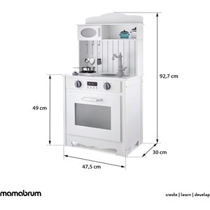 Cuisine enfant en bois 93*48*30 led ce