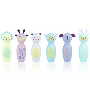 Jeu de quilles bois enfant, 6 balles