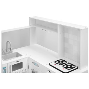 Cuisine enfant angle l grand frigo blanc