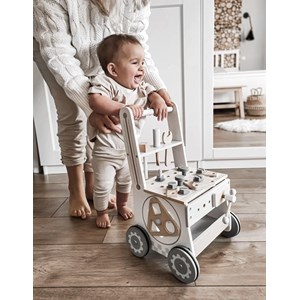 Établi d'atelier trotteur bébé, roues