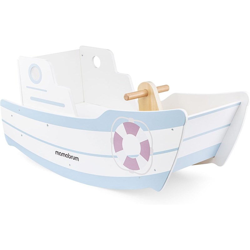 Mamabrum - Jouet à bascule enfant 25kg max, bateau