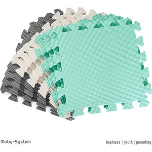 Tapis d'eveil tapis de puzzle bébé vert