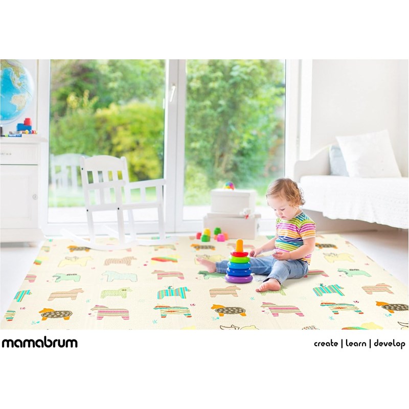 Mamabrum - Tapis d’éveil tapis de jeux mousse xpe