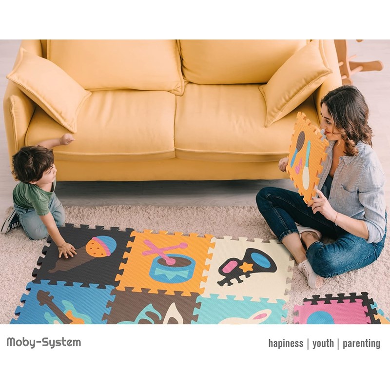 Moby System - Tapis d'éveil tapis puzzle mousse eva