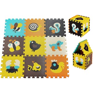 Tapis d'éveil tapis puzzle bébé 90x90 cm