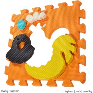 Tapis d'éveil tapis puzzle bébé 90x90 cm