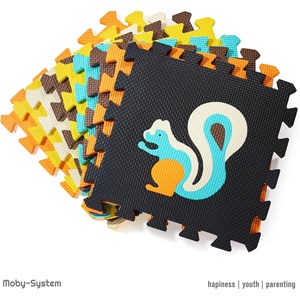 Tapis d'éveil tapis puzzle bébé 90x90 cm