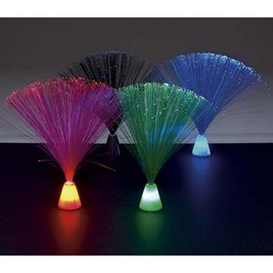 Mini-lampes fibres optiques par 4