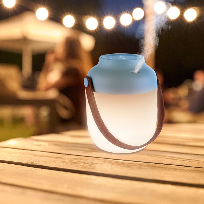 Diffuseur lanterne portable et rechargeable pour intérieur et extérieur