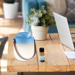 Diffuseur lanterne portable et rechargeable pour intérieur et extérieur