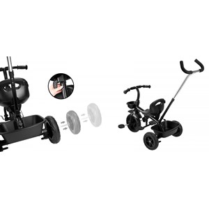Tricycle evolutif enfant roues larges