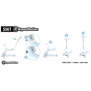 Trottinette enfant évolutive 50kg guidon