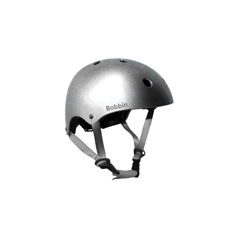 Bobbin - Casque de vélo enfant disco argenté