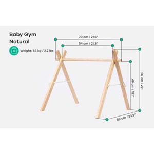 Arche d'éveil en bois pour bébé