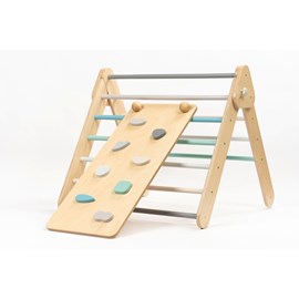 Set triangle pikler mur et rampe naturel