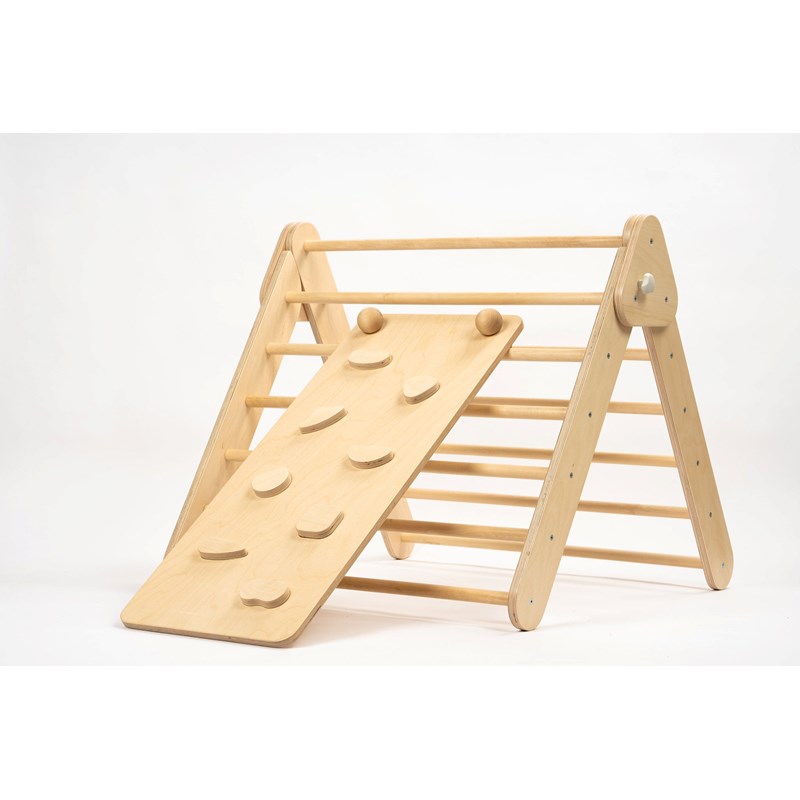 LEG&GO - Set triangle pikler mur et rampe pastel