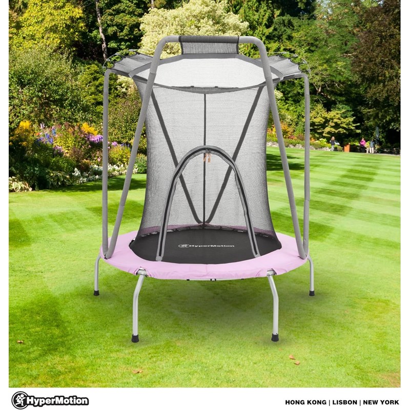 HyperMotion - Trampoline enfant avec filet de sécurité