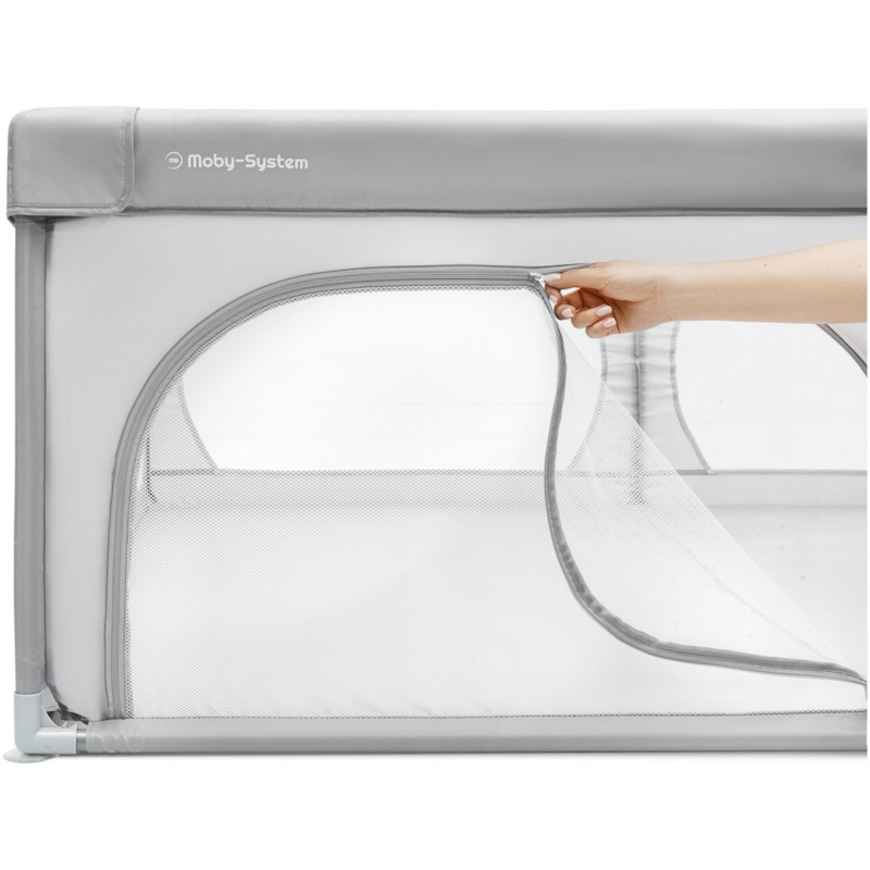 Parc bébé tissu pvc imperméable 200*160 (Moby System) - Image 3