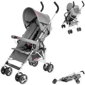 Poussette canne 14kg réglable pliable