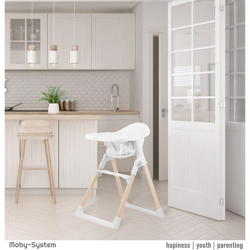 Mamabrum - Chaise haute bébé compact réglable 15kg